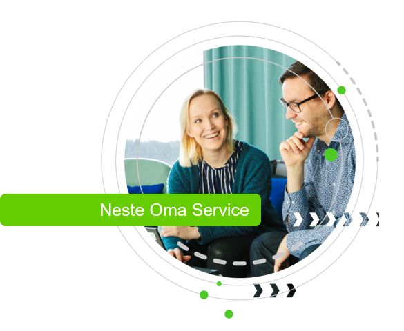 Neste Oma Service for quick orders, payment management and reporting.