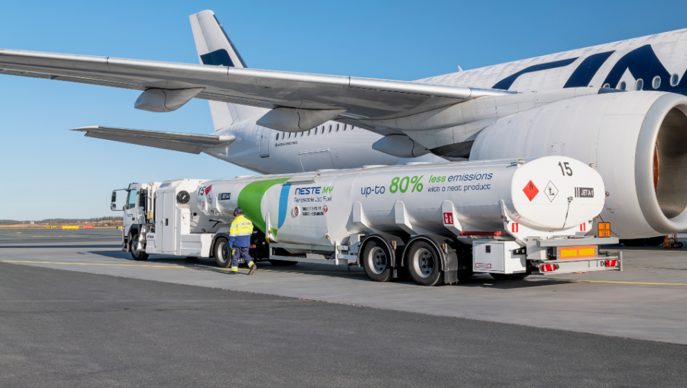 For aviation our MY Renewable Jet Fuel is compatible with existing jet engines and already used by KLM and Lufthansa and many others.